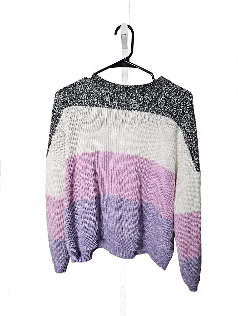 SHEIN Colorblock Knit Sweater Size Small